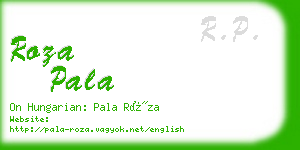 roza pala business card
